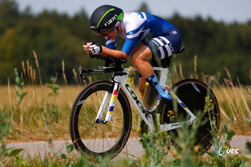 European Championships Munich 2022 - 2022 UEC Road Elite European Championships - Women's ITT - 17/08/2022 - Rotem Gafinovitz (ISR) - photo Luca Bettini/UEC/SprintCyclingAgency?2022